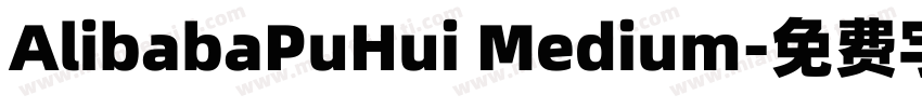 AlibabaPuHui Medium字体转换